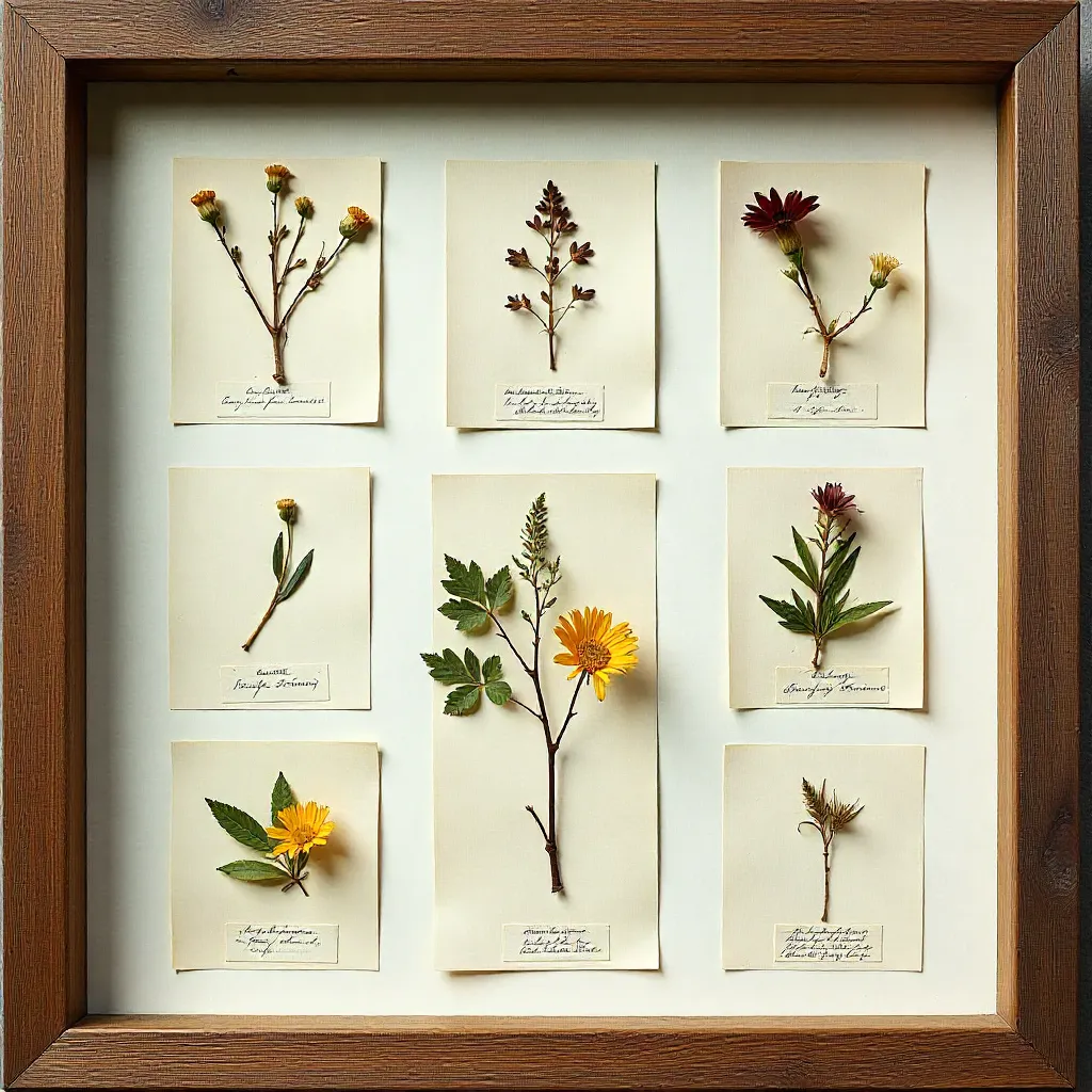 Botanical specimen study display