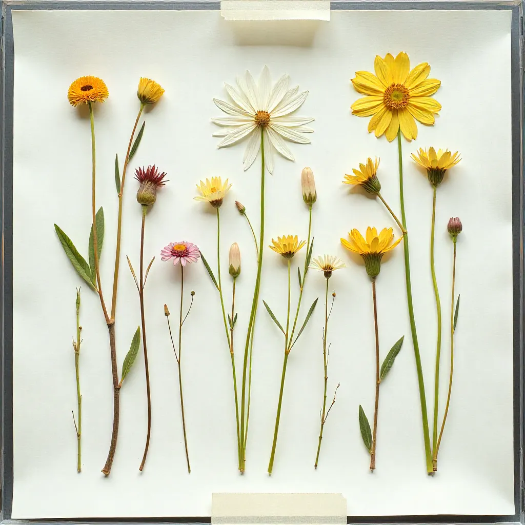 Meadow flower specimen